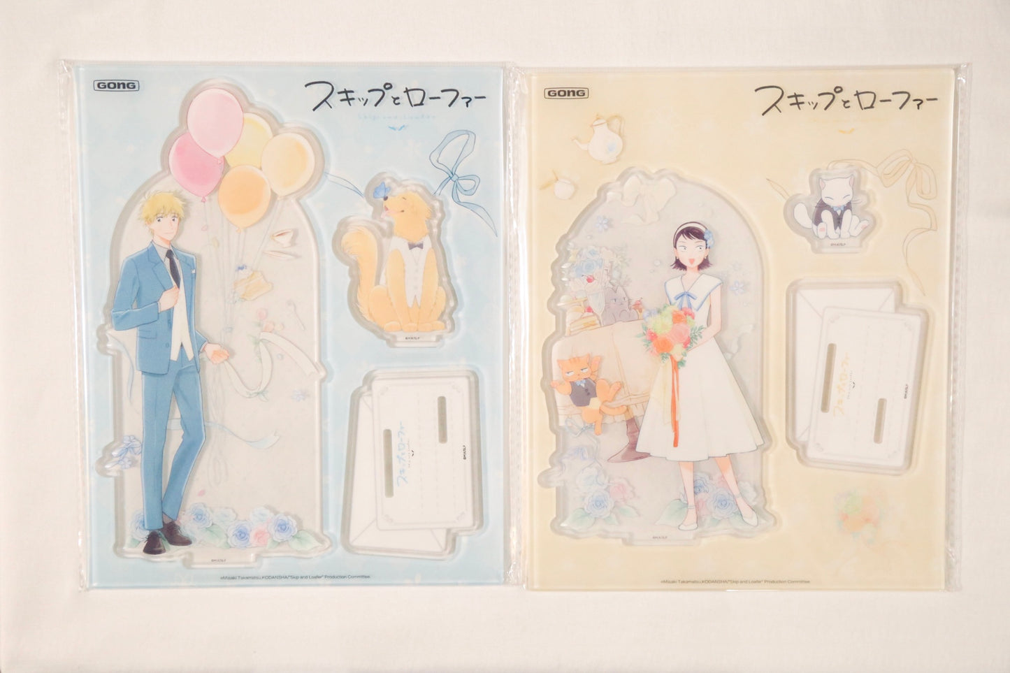 Skip and Loafer Acrylic Stands & Folder