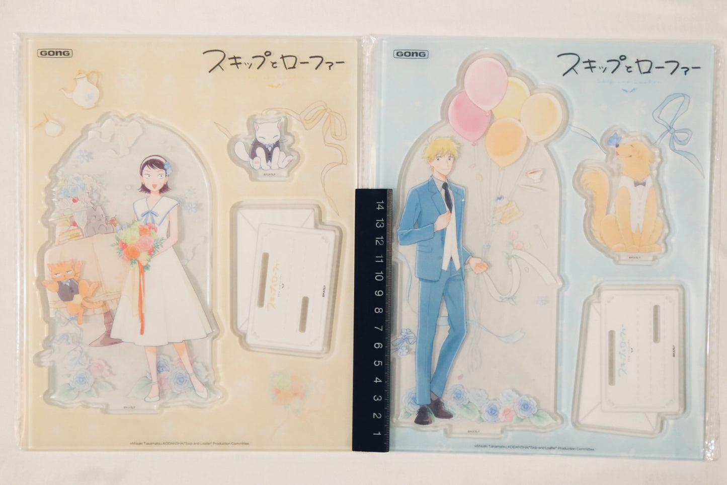 Skip and Loafer Acrylic Stands & Folder