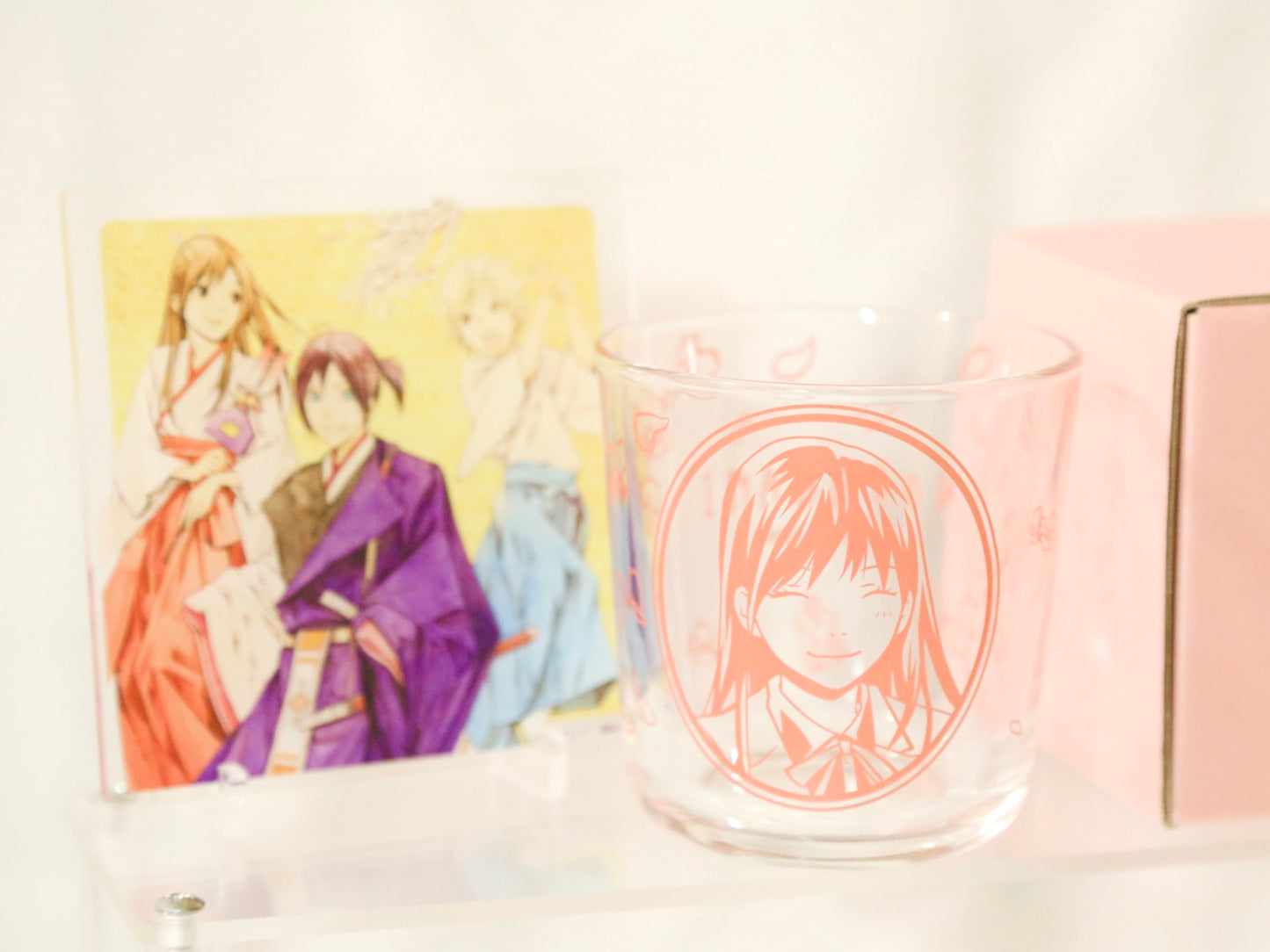 Noragami Hiyori Glass & Acrylic Coaster Set
