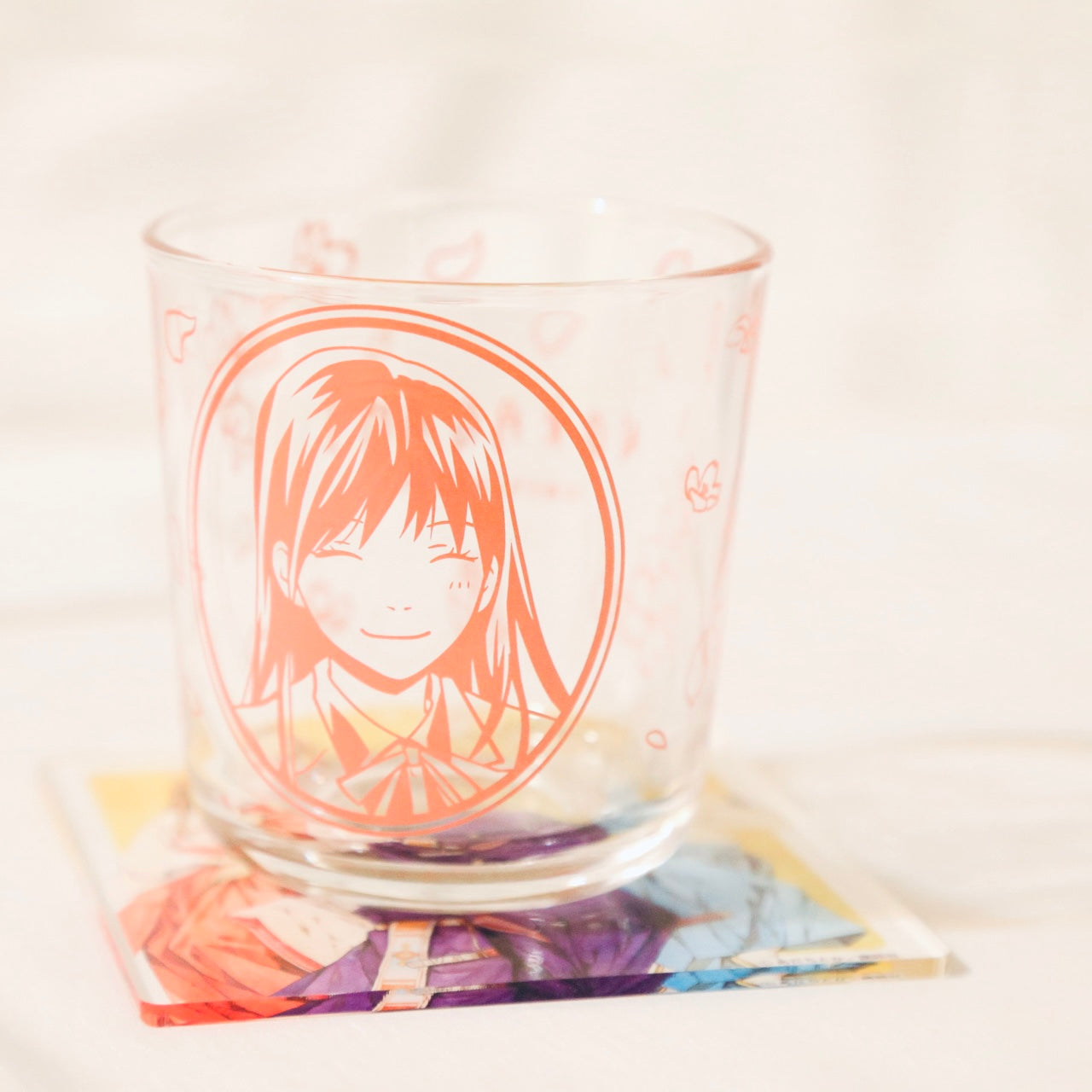 Noragami Hiyori Glass & Acrylic Coaster Set