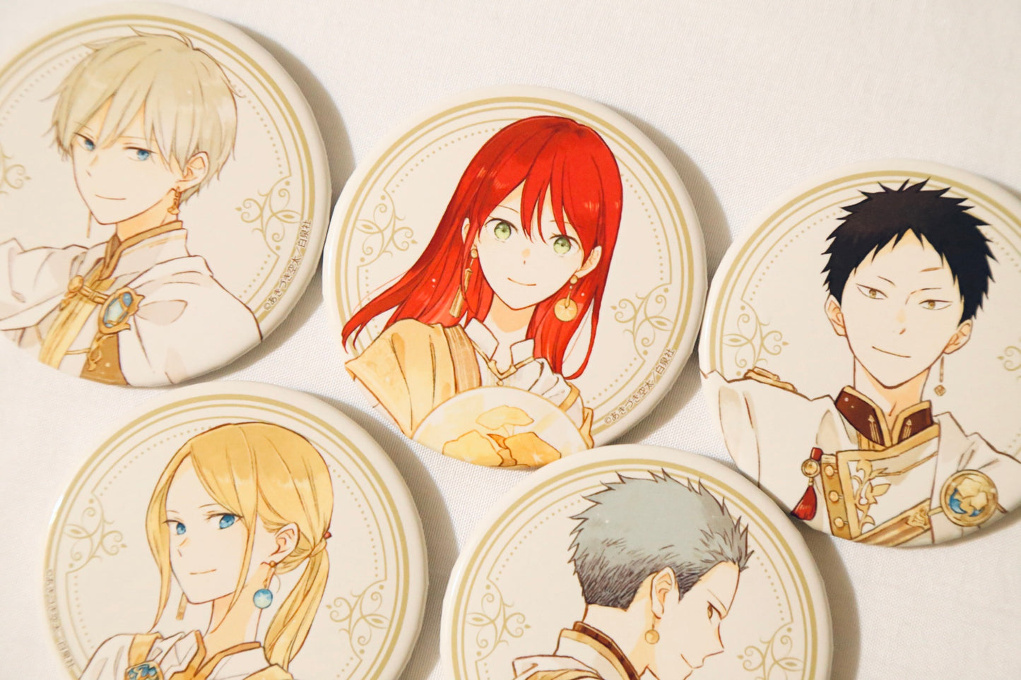 Snow White with the Red Hair Can Badge set