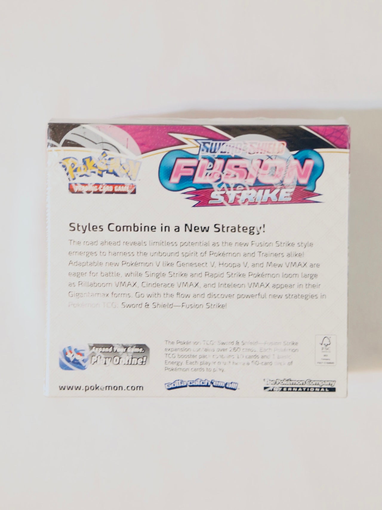 Pokemon TCG: Fusion Strike Booster Box – SWSH08 | 36 Booster Packs | Factory Sealed | Sword & Shield Series