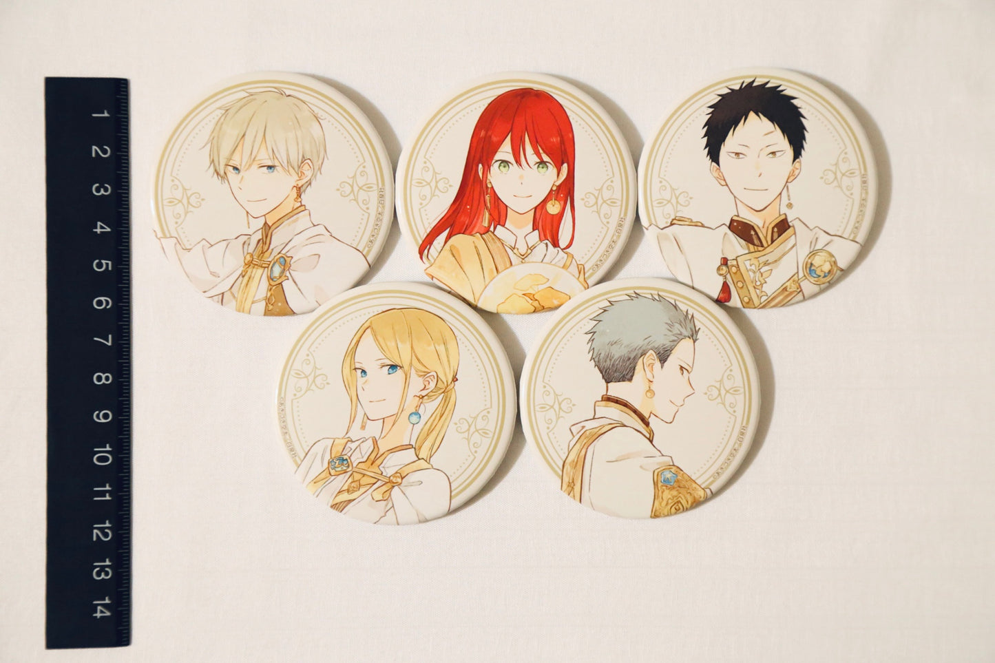 Snow White with the Red Hair Can Badge set