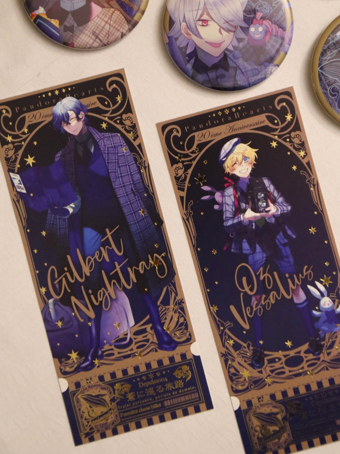 Pandora Hearts Characters Ticket
