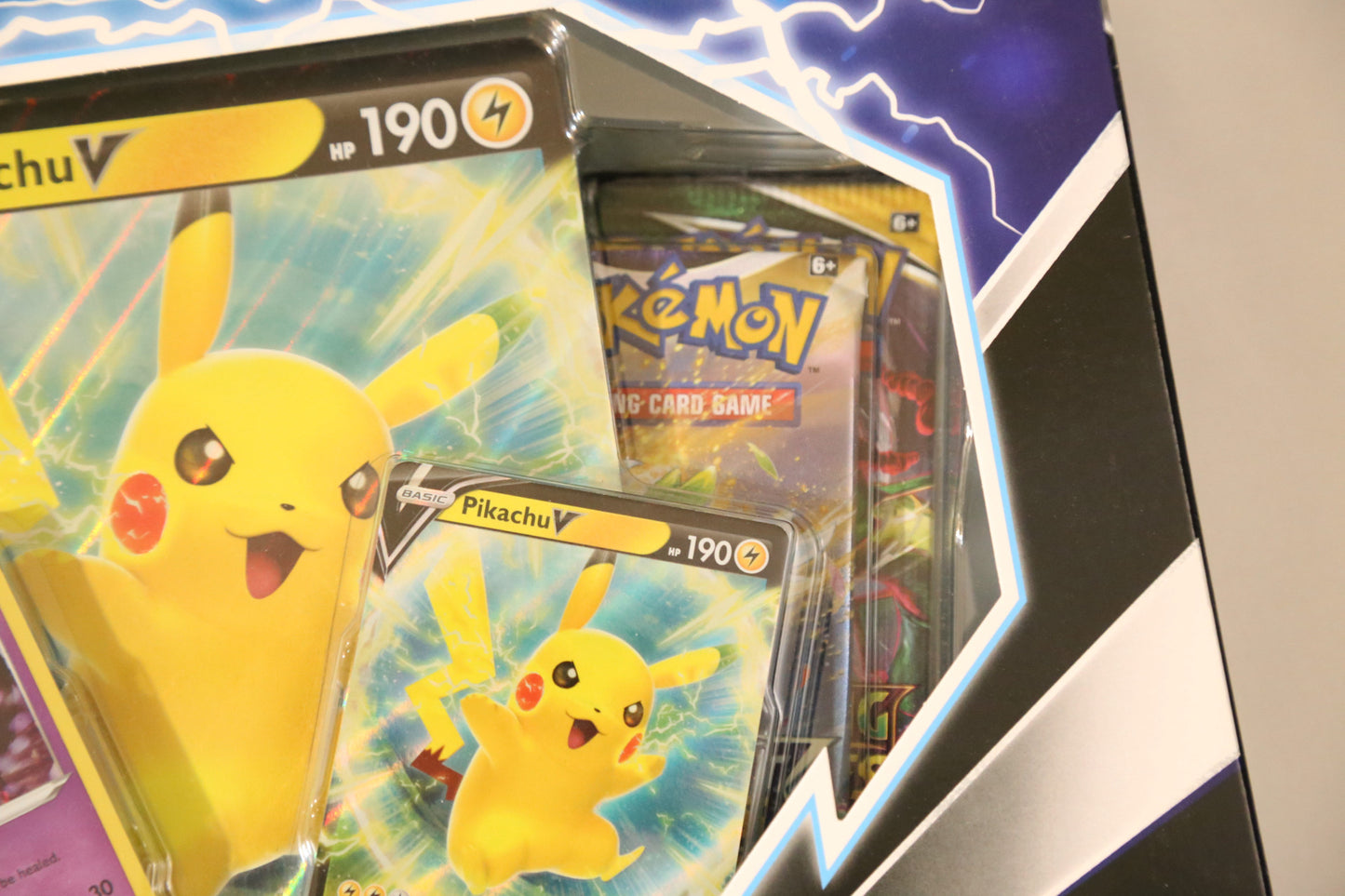 Pokemon TCG: Pikachu V Box | Factory Sealed | 4 Booster Packs + Pikachu & Mimikyu Promo Cards | 2× Evolving Skies