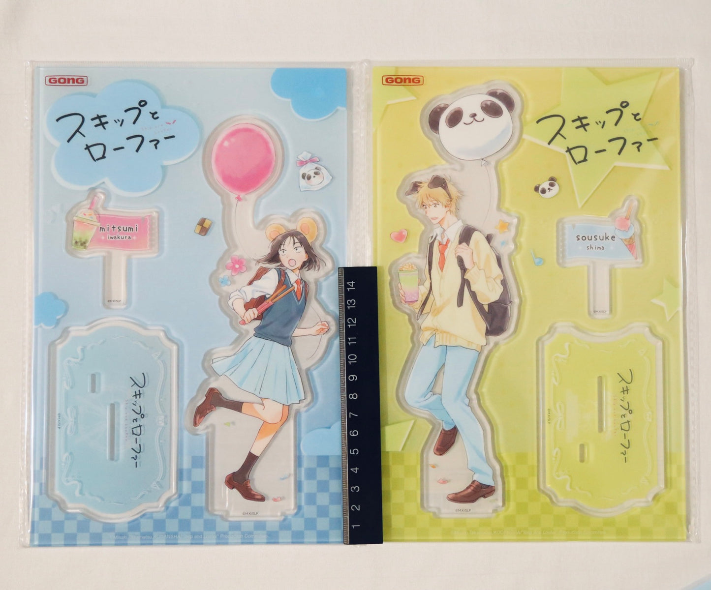 Skip and Loafer Acrylic Stands & Folder