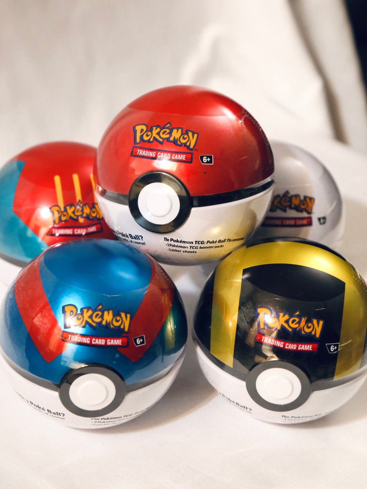 Pokemon TCG: Poké Ball Tin – C23 / D23 | Factory Sealed | 3 Booster Packs + Coin | Style May Vary