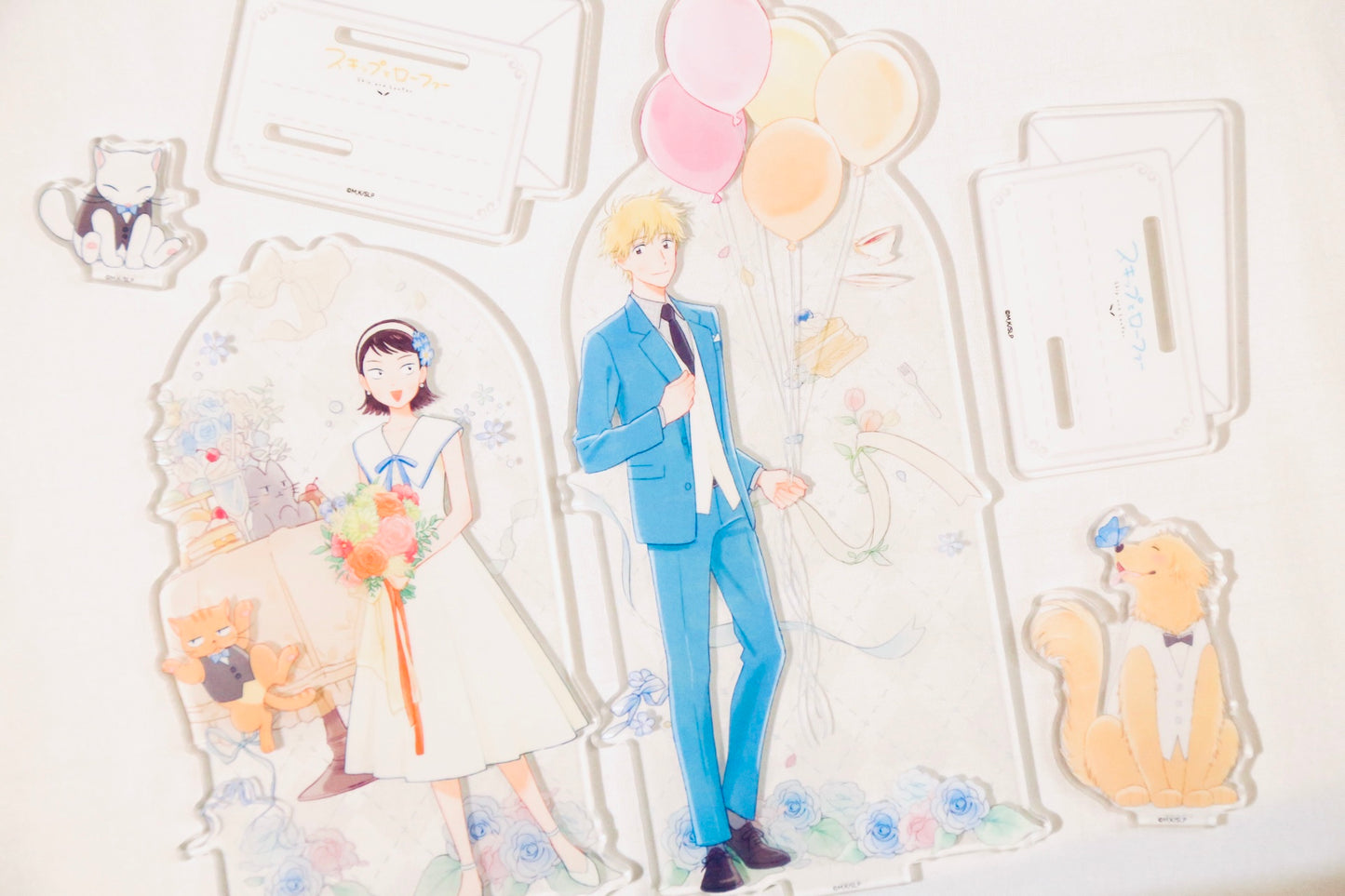 Skip and Loafer Acrylic Stands & Folder