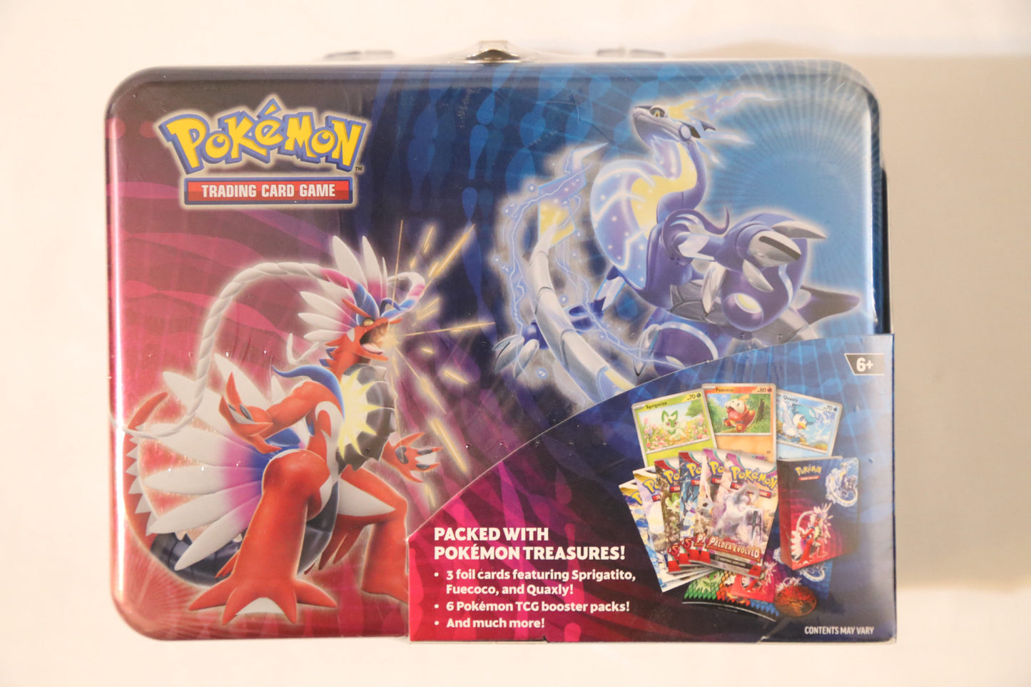 Pokemon TCG: Summer 2023 Collector’s Chest Tin | Factory Sealed | 6 Booster Packs + Promo Cards