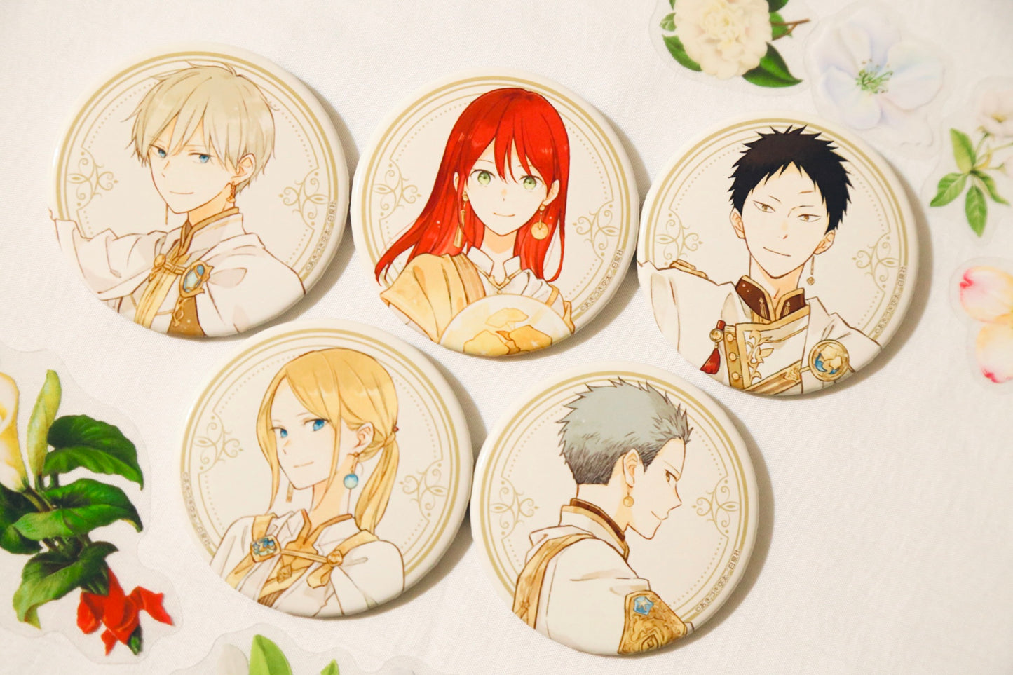 Snow White with the Red Hair Can Badge set
