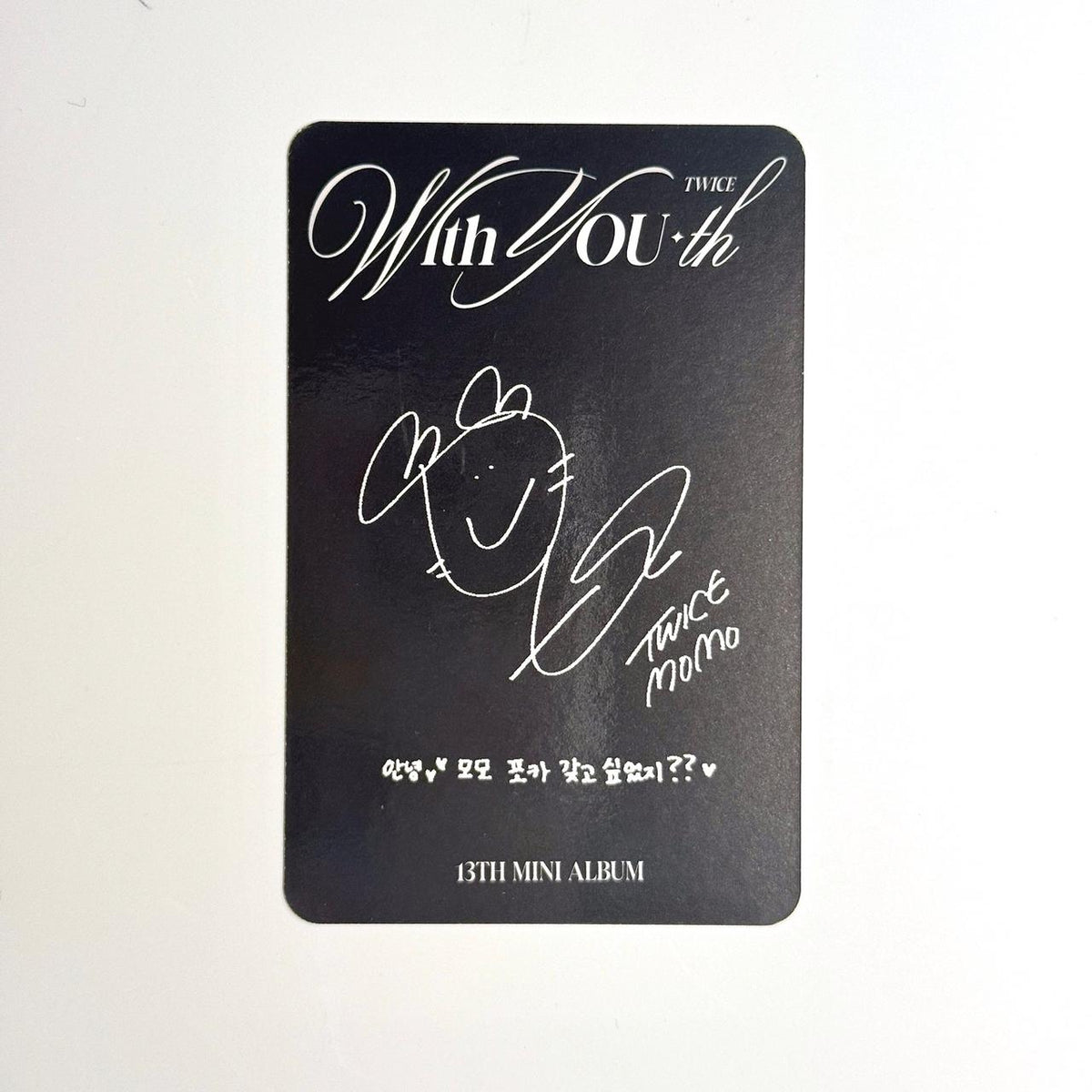 Twice With Youth Momo Photocard
