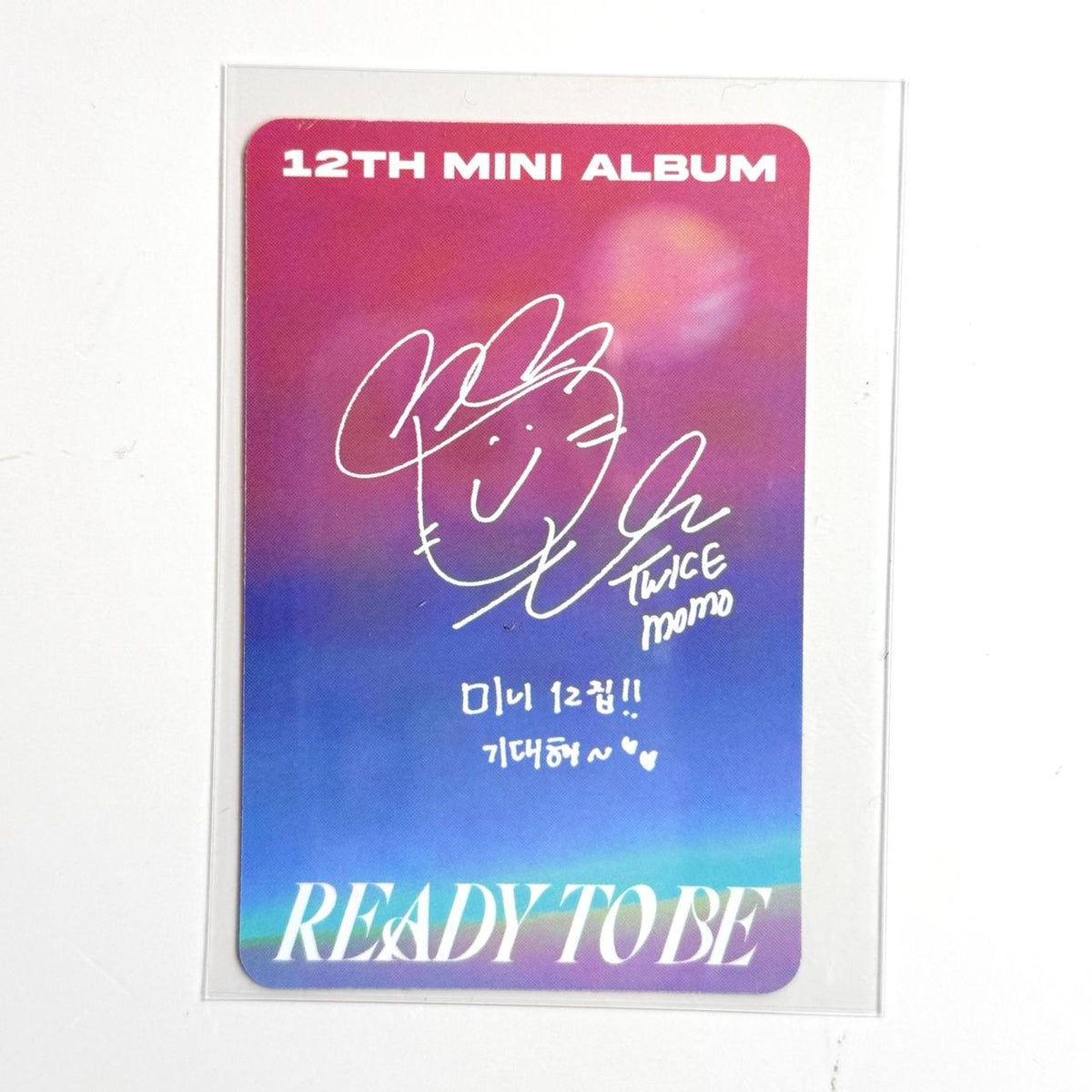 Twice Momo Ready to Be Photocard