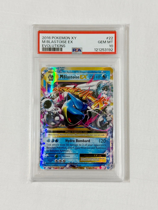 2016 Pokémon XY Evolutions – M Blastoise EX #22 – PSA 10 GEM MINT