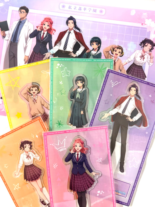 The Apothecary Dairies Acrylic Stands