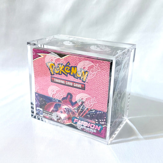 Pokemon English Booster Box Acrylic Case with Magnetic Lid! UV Protection!