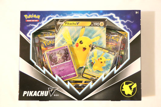 Pokemon TCG: Pikachu V Box | Factory Sealed | 4 Booster Packs + Pikachu & Mimikyu Promo Cards | 2× Evolving Skies