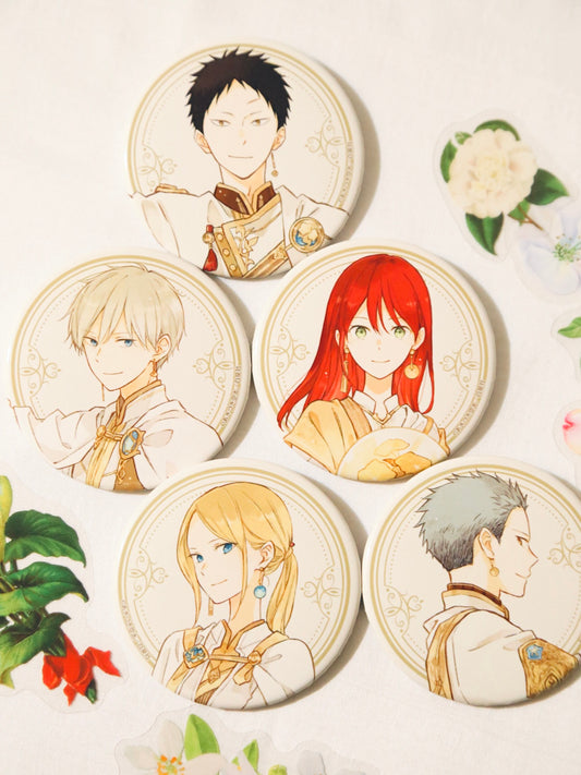 Snow White with the Red Hair Can Badge set