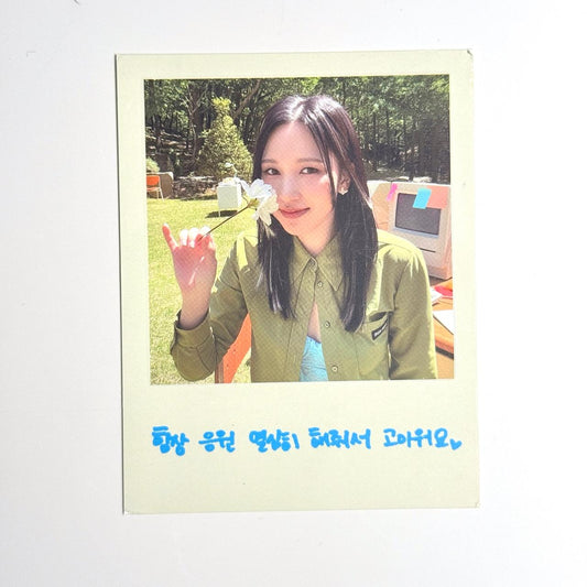 Twice Between 1&2 Mina Polaroid Photocard