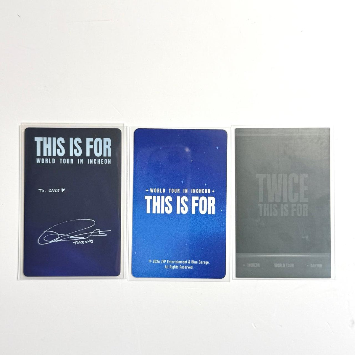 Twice This is For World Tour DVD Dahyun Photocard Set
